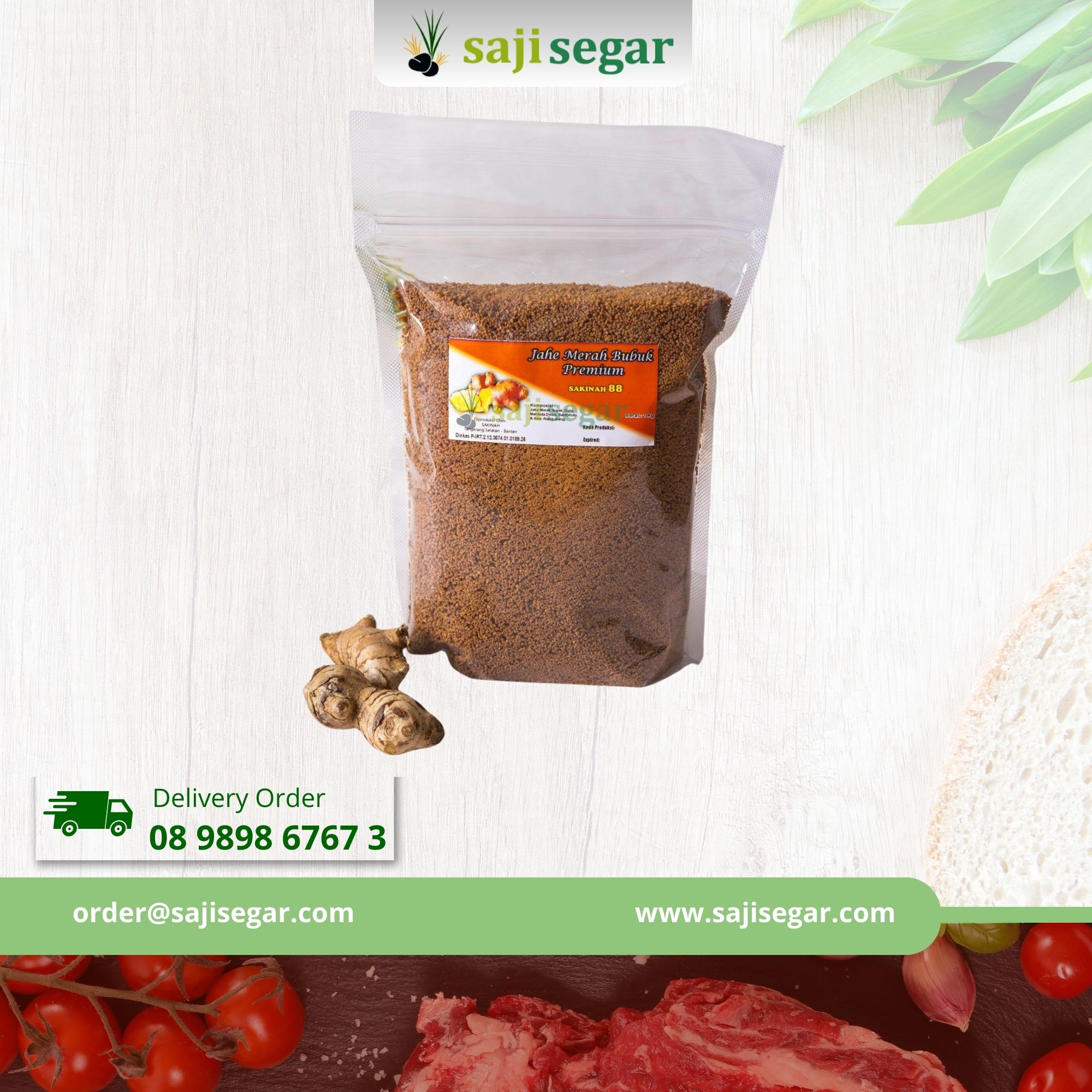 Jahe Merah Bubuk 100g